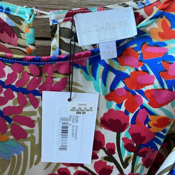 NWT Bright Patterned Dress - Picture 3 of 3